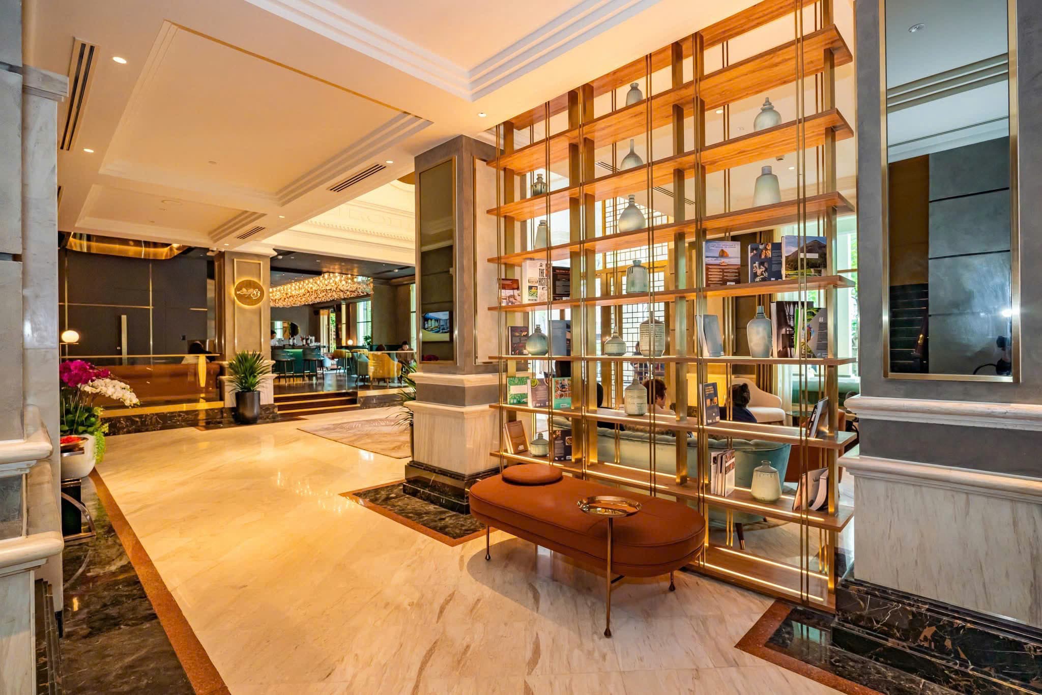 Thi công nội thất khách sạn Movenpick: sảnh, lounge, nhà hàng và hồ bơi