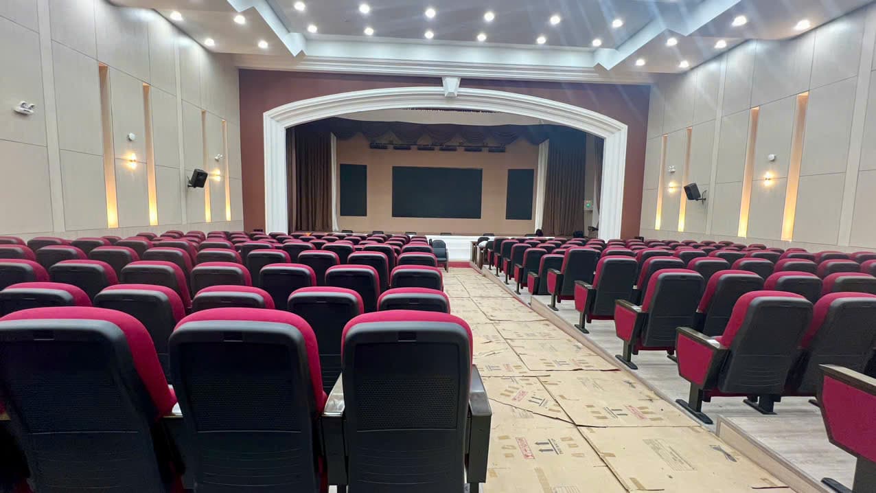 Thi công nội thất hội trường Đại học Yersin